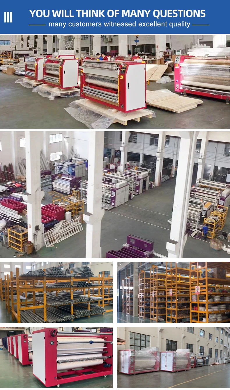 Roller Sublimation Heat Press machine cloth printing machine thermo press machine