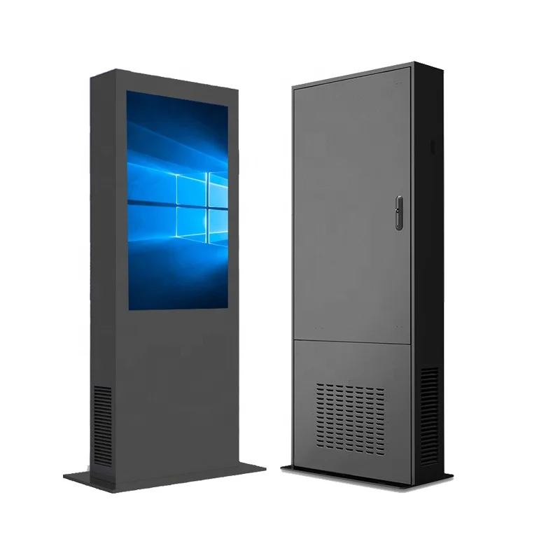 Outdoor Android Advertising LCD Display screen with 2500nits and water proof 55 inch