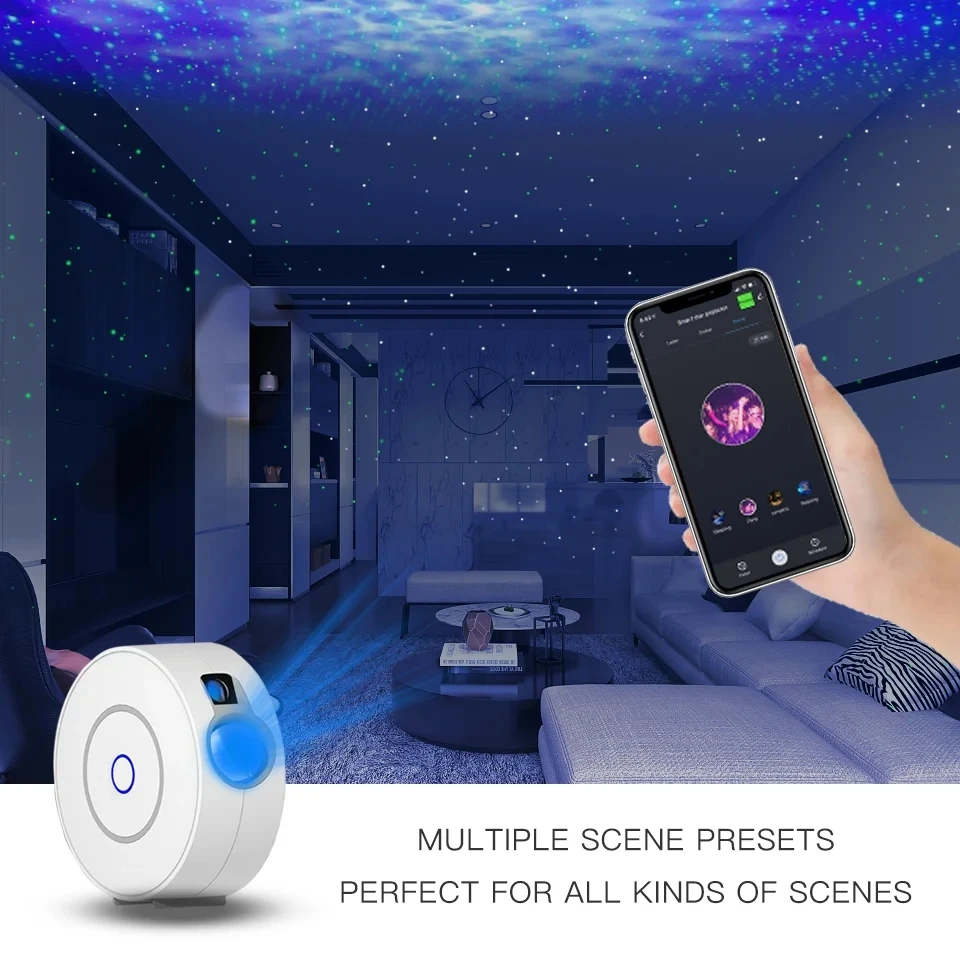 Лазерный проектор со звездами Wi-Fi