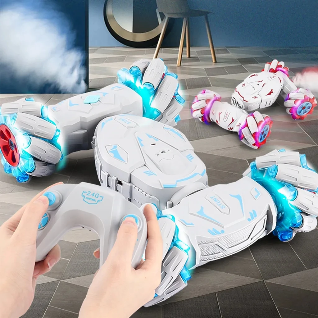 JC06 RC Stunt Car Remote Control Watch Gesture Sensor Electric Toy RC Drift Car 2.4GHz 4WD Rotation 360 Kids Christmas Gifts