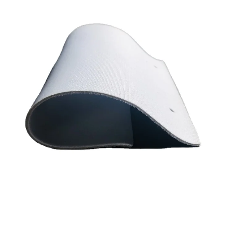 
3mm Laminated Customized White Jersey SBR Neoprene Sheet For Fashion Bags 