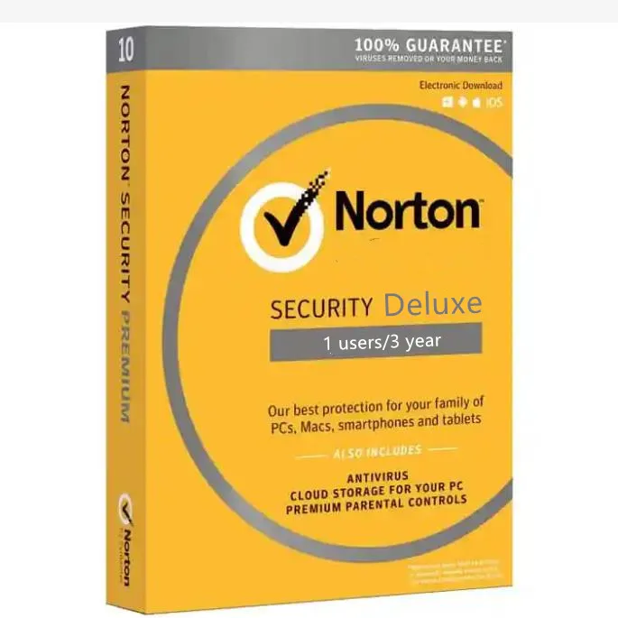 24/7 Online download 1 pc 3 year Antivirus software Ready Stock Email Delivery for Norton Security Deluxe