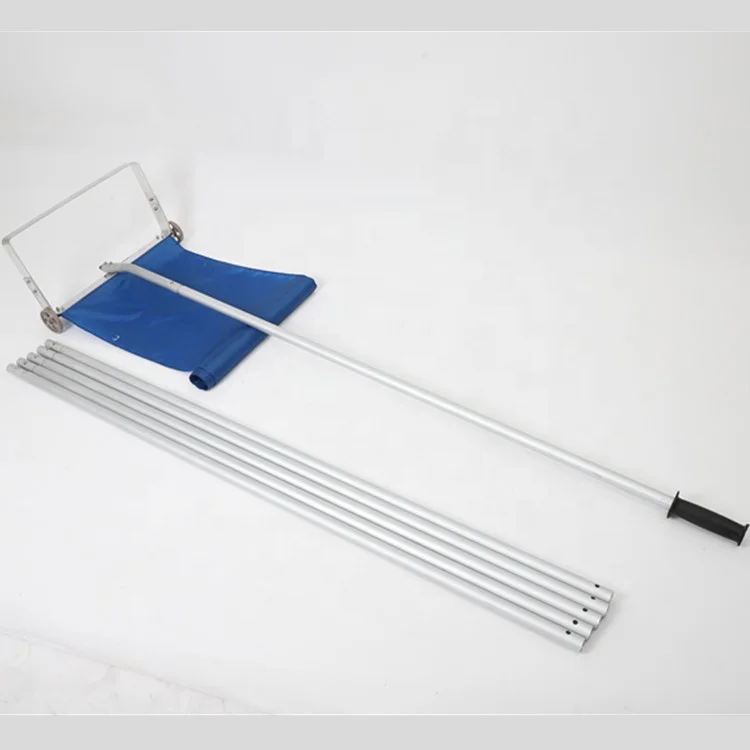 Wholesale winter tools new roof rake snow removal tool roof snow shovels with adjustable aluminum handle