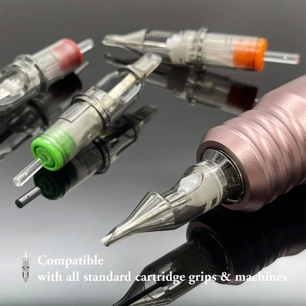 EZ Tattoo Revolution M1 Magnum #8 #10 #12 316L Stainless Steel 20Pcs Disposable Tattoo Needle Cartridge