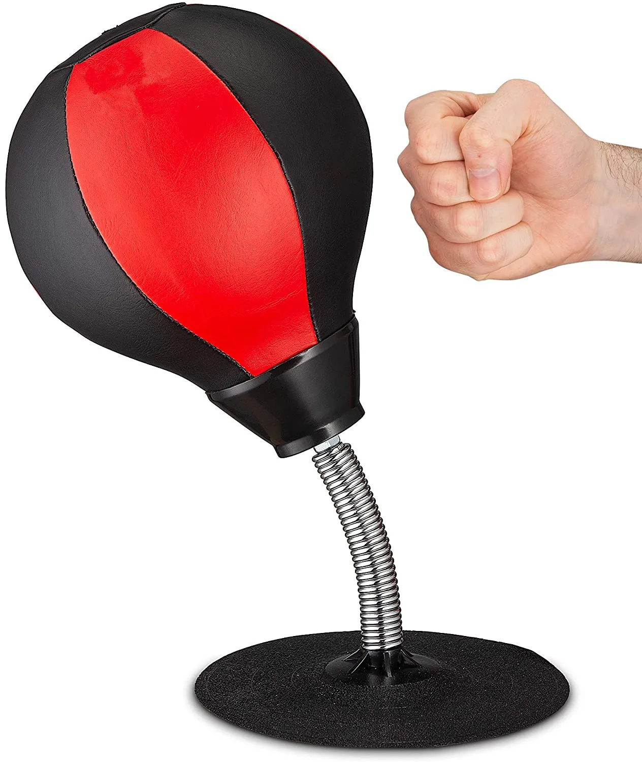 Stress Buster Desktop Punching Bag Heavy Duty Stress Relief Ball Table Punching Ball with Stand