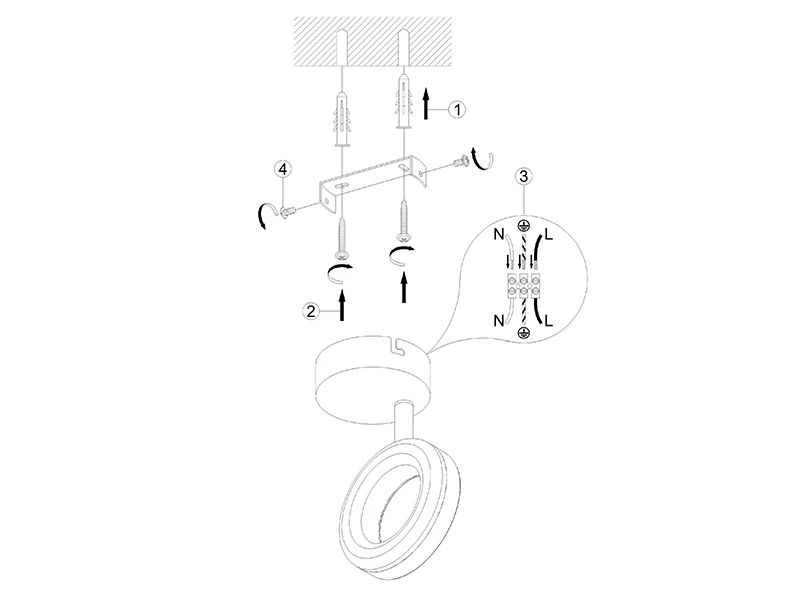 Cheap Simple Nordic Home Hanging Black Adjustable Rotating Hotel Bedside Shade Headboard Reading decorative wall lamp