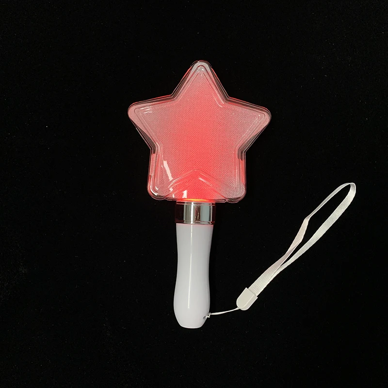 multicolor five-pointed star led flashing star stick led star glowing stick for concert