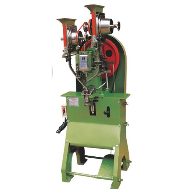 Full automatic male female double rivet feed automatically riveting machine