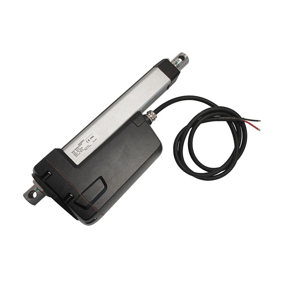 12V 24V brushed DC motor 1000KG for heavy industry IP66 hall sensor linear actuator