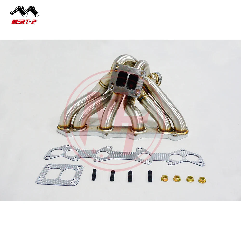 Mertop Racing  Manifold for To*yo*ta T3/T4 Twin scroll 3mm steam pipe  1JZGTE VVTI