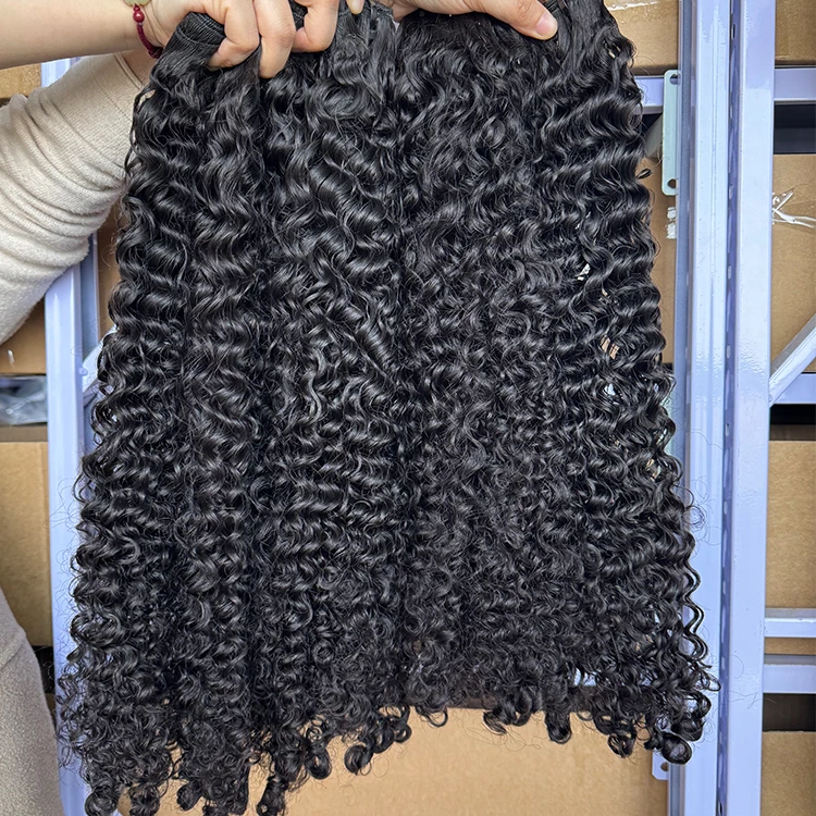 Drop Shipping Burmese Curly 100% Raw Virgin Vietnamese human hair burmese curly hair bundles vendor