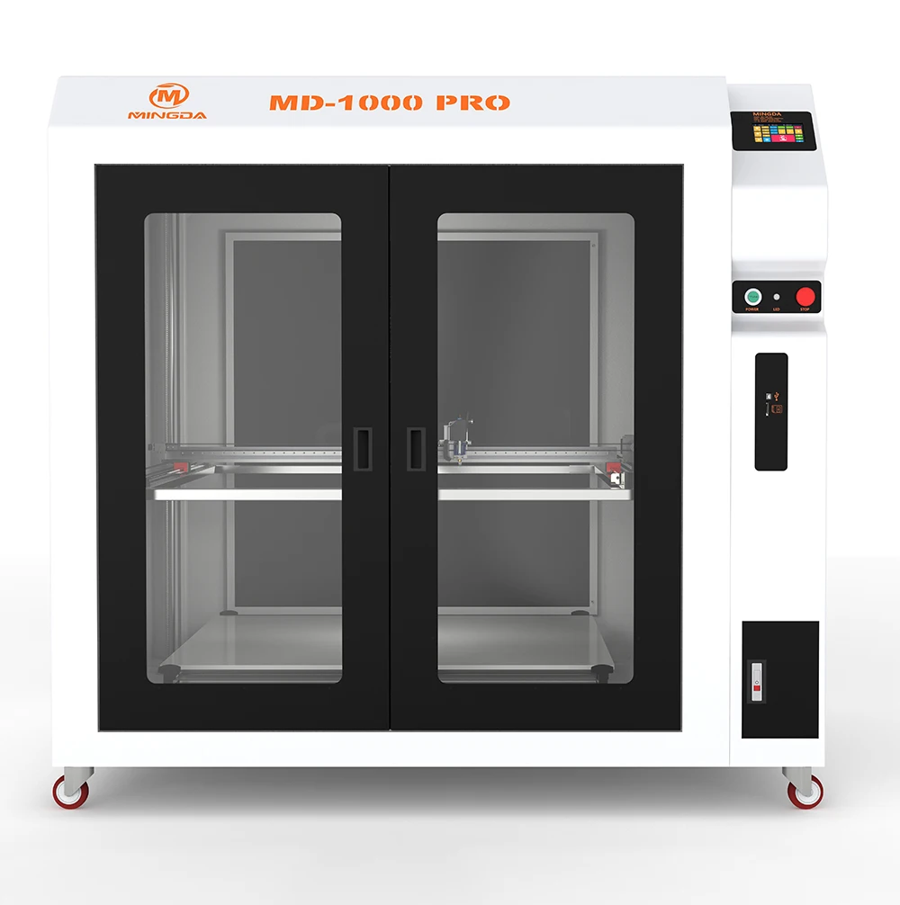 MD-1000 Large Scale 3D Drucker Printers Printing Machine High Resolution 3D Printer with 1000*1000*1000mm Single Color MINGDA