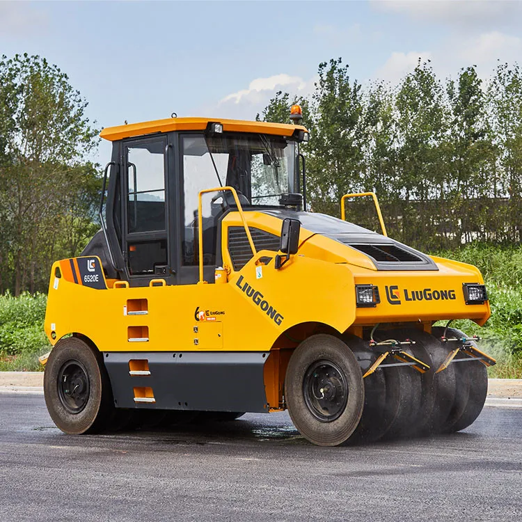Road machinery tire roller used rubber tire vibratory road roller