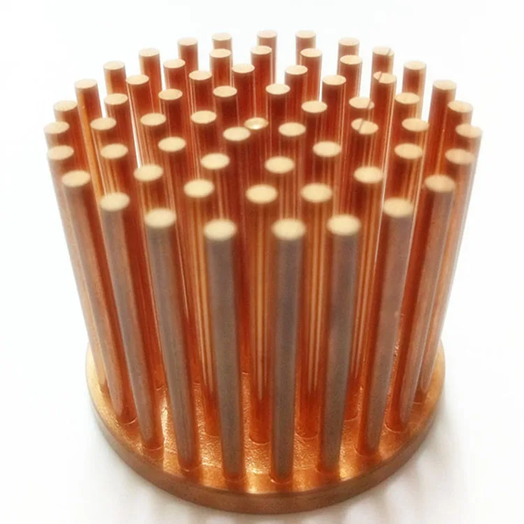Diameter 40mm  thermal conductive copper cob heat sink, The most ideal Custom house radiator
