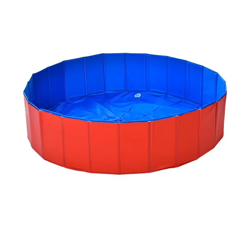 
PVC Portable Pet Dog Pool Bathing Tub Indoor & Outdoor Water Pond Pool Foldable waterproof pet bathtub 