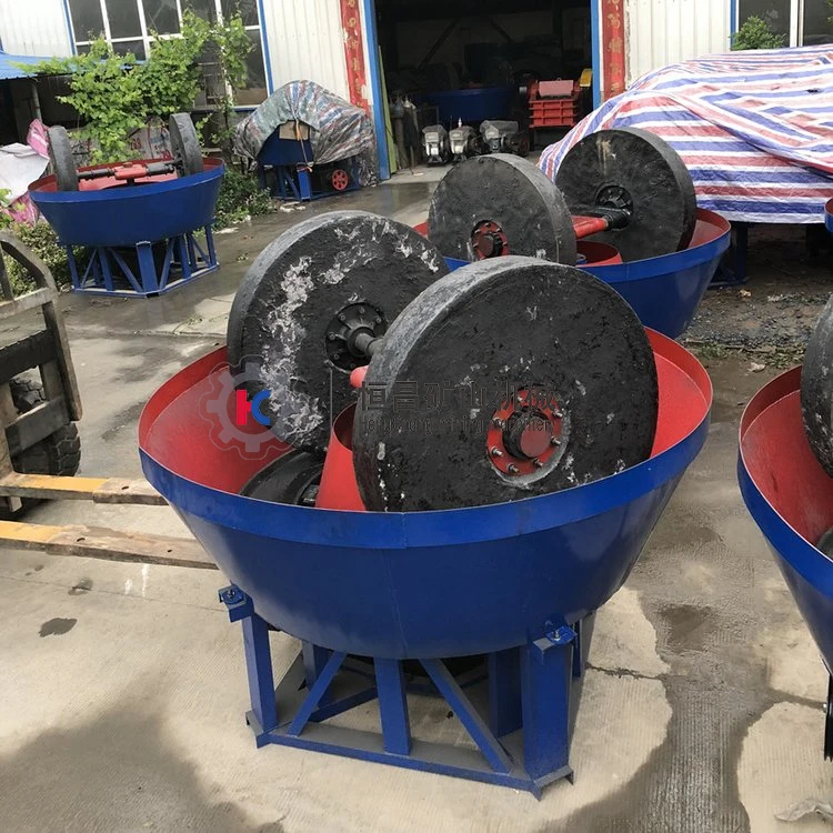 Hot Sale Factory Supply Gold Grinding Machine Wet Pan Mill for Tungsten Tin Copper Zinc Lead