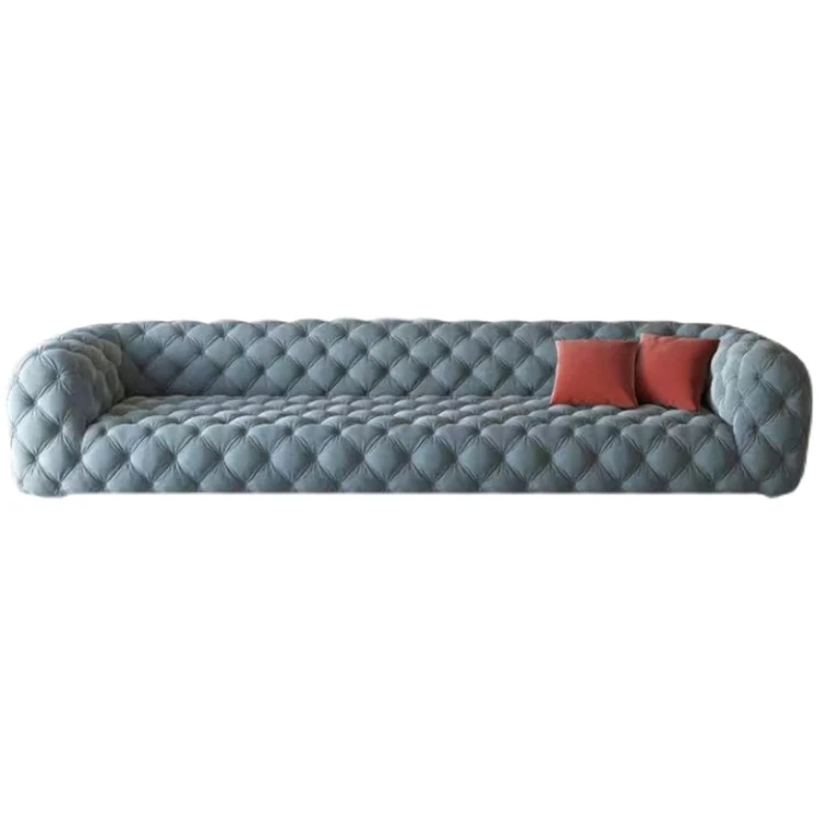luxury simplish modern design velvet fabric sofa couch set for home or wedding