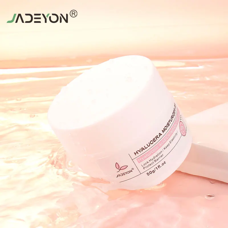 Private Label Cream Whiten And Moisturizing For Oily Skin Anti Aging/Ceramide Moisturizer Gel Hyaluronic Acid Cream