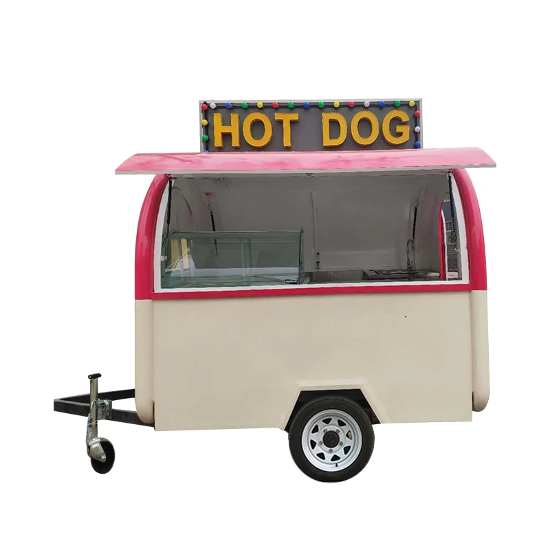 TUNE Fast Food Trailer for Sale USA Carrito para Vender Jugos Food Truck Trailer Pretend Play Food Cart