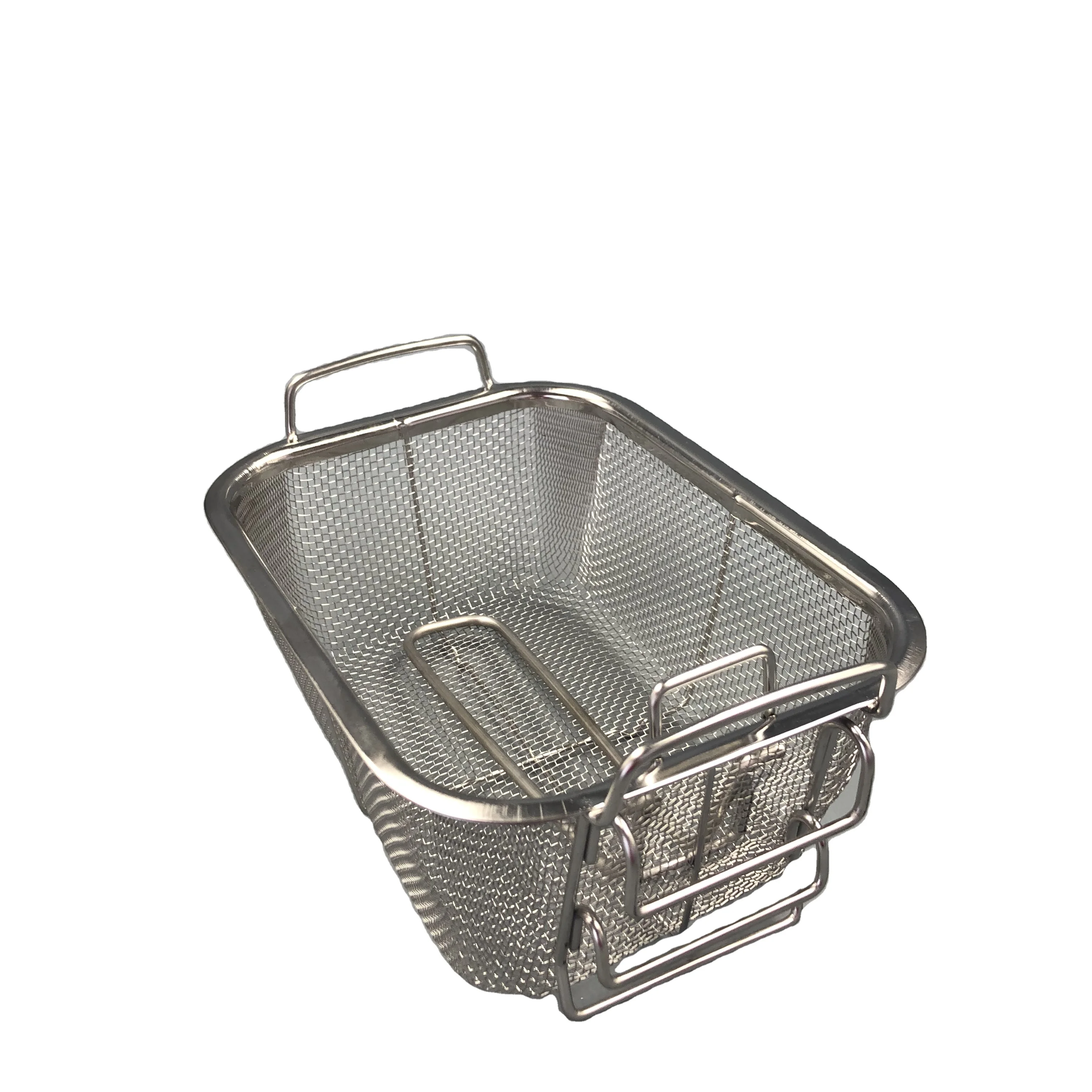 Wholesale High Quality Fruit Large Baking Stainless Steel Mesh Basket