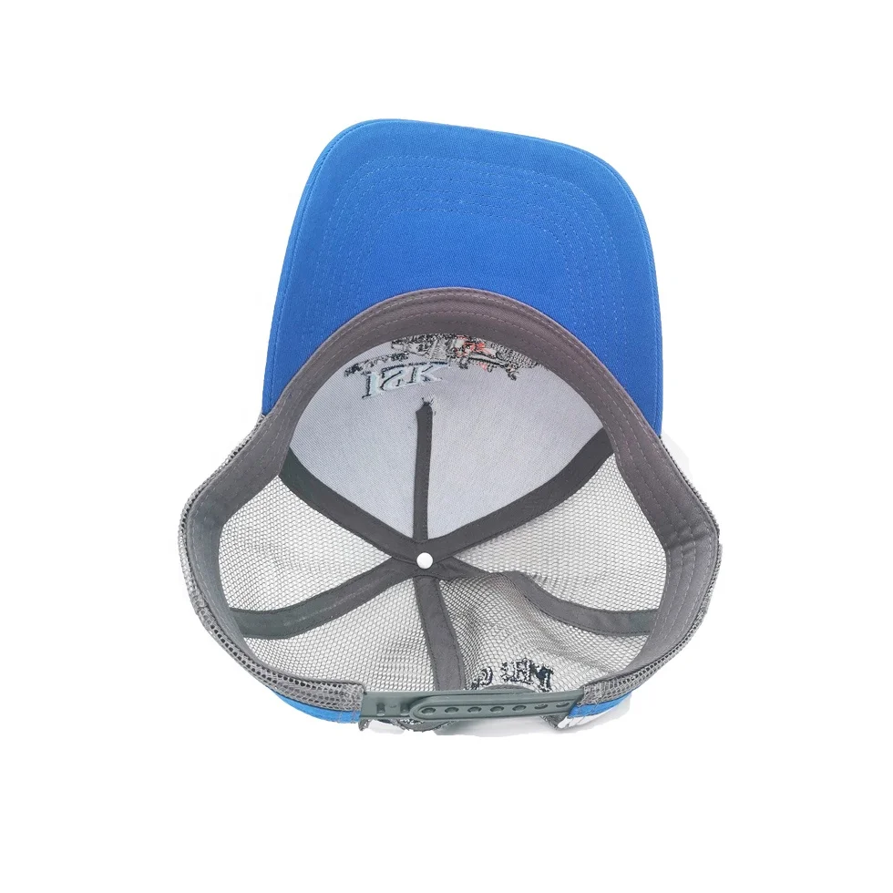 custom high quality trucker hats caps 5-panels breathable solid blank style mesh trucker cap hat for summer outdoor sports