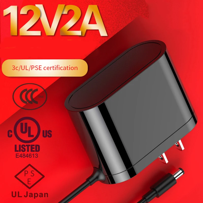 LAIMODA US EU EMC 12V 2A  Power Supply Adapter Usb Adapters 12V Chargers Adaptor Ac Dc Power Adapter
