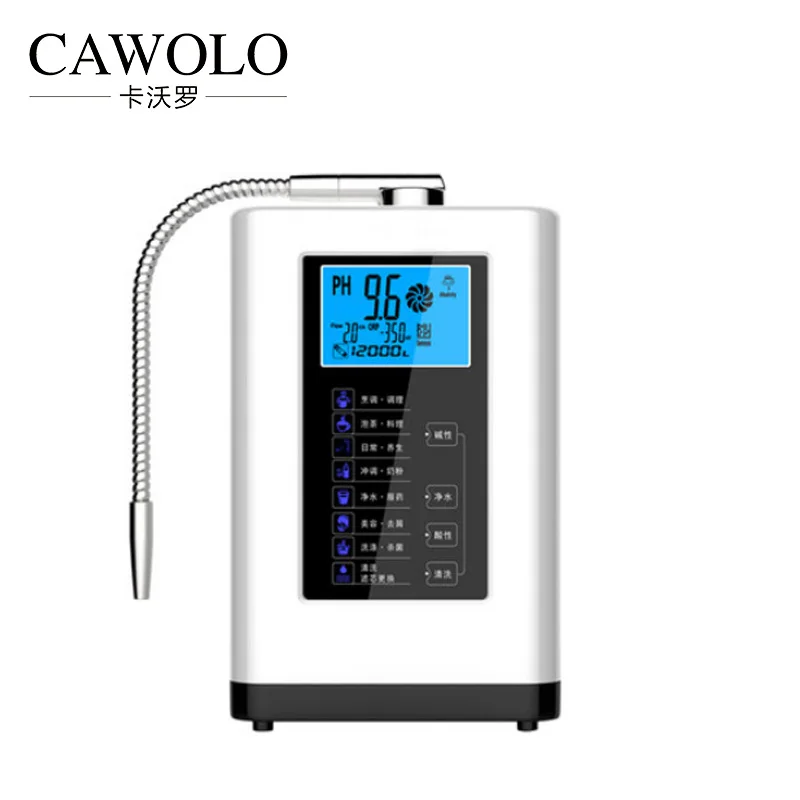 Size of electrode 79*43mm alkaline water ionizer in india popular alkaline water ionizer machines titanium kangen 11 plates