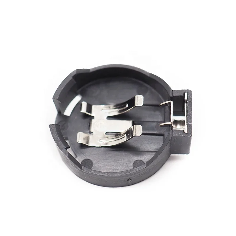 Anti-fall CR2450 Lithium Coin Cell Holder With PC Pin THM/DIP Battery Retainer