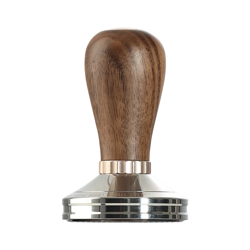 zeroHero Thunder Custom Wood Handle 304 Stainless Steel 58mm Coffee Press Espresso Coffee Tamper