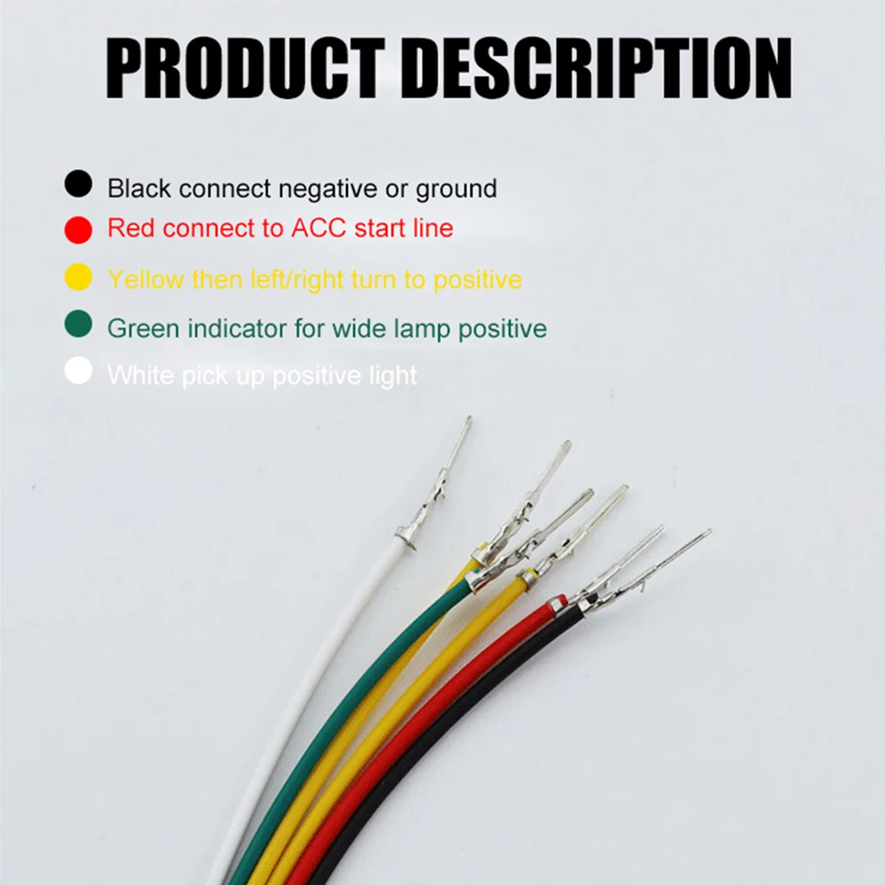 Red Auto High Mount Brake Stop Lights Accessories Car Styling Universal Additional Brake Lamp Warning Turn Signal LED Strips