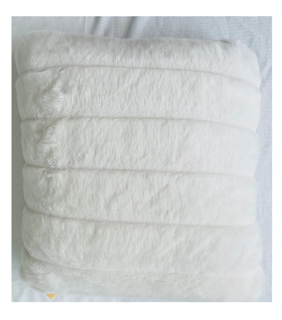 High quality customized mesh white plush polyester fabric for pillow inner