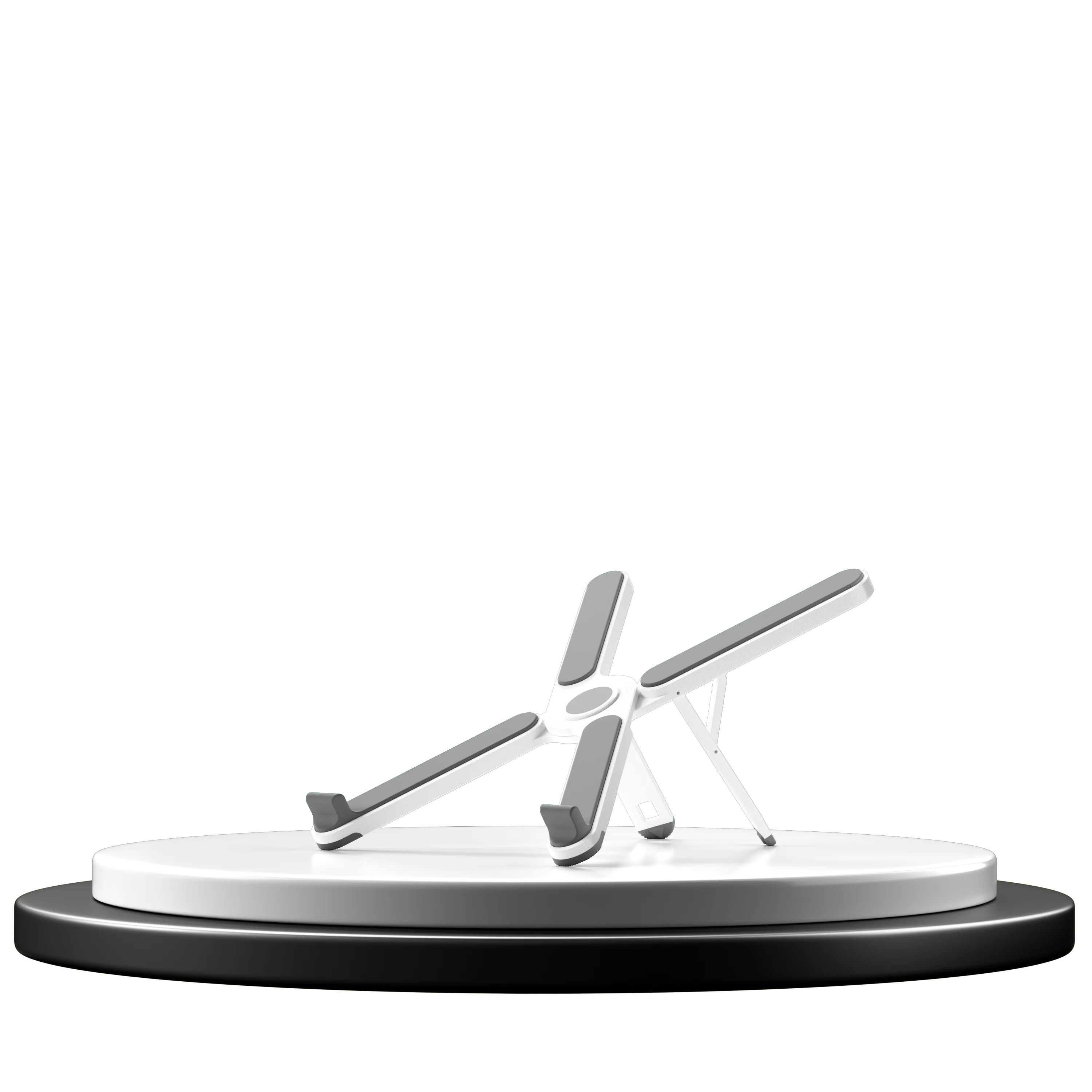 2024 latest simple fashion design ABS material X shape monitor and laptop mount for home school use