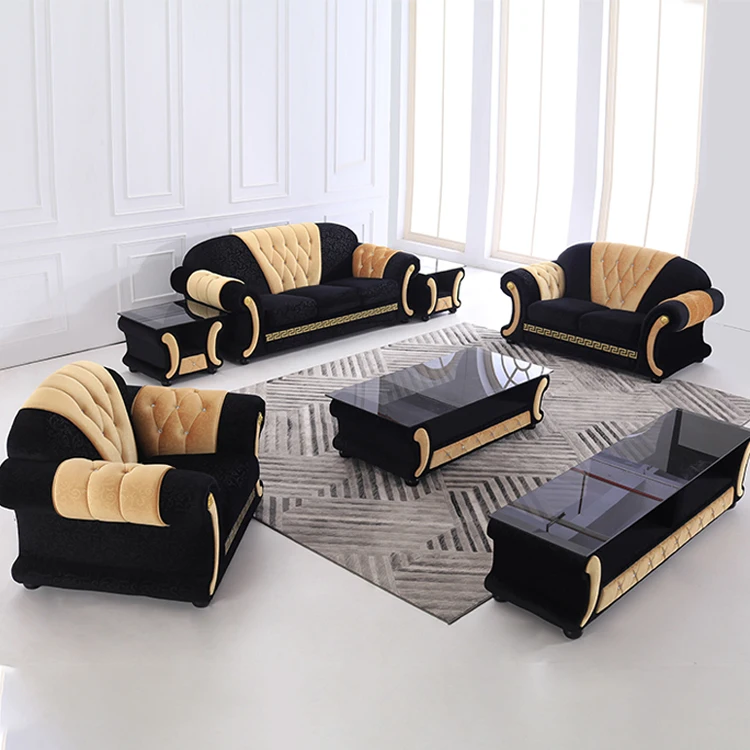 islamic style Living Furniture Luxury Wholesale sofa set furniture living room sofa Fabric/Leather sofa