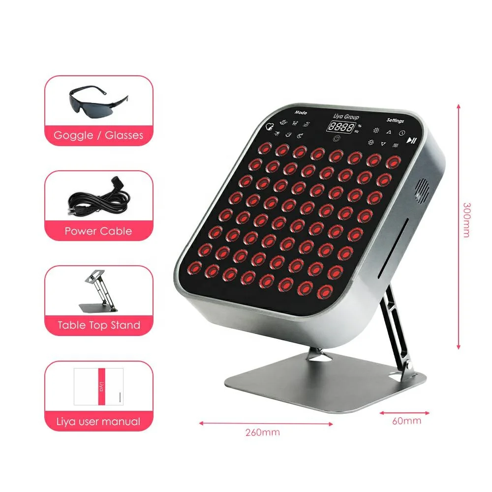 LIYA Red Light Therapy Panel 610nm 630nm 660nm 810nm 830nm 850nm Half Body Red Light Panels Pdt For Home