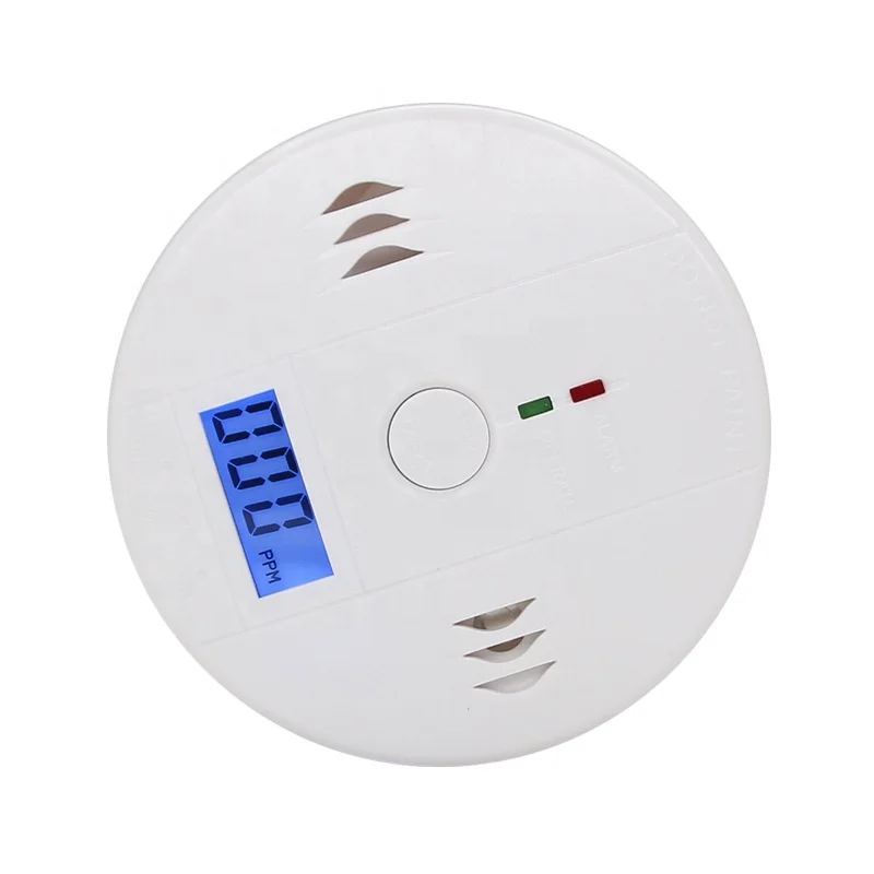 CE ROHS Manufacture Digital Screen Carbon Monoxide Co Gas Leak Detector Home Alarm