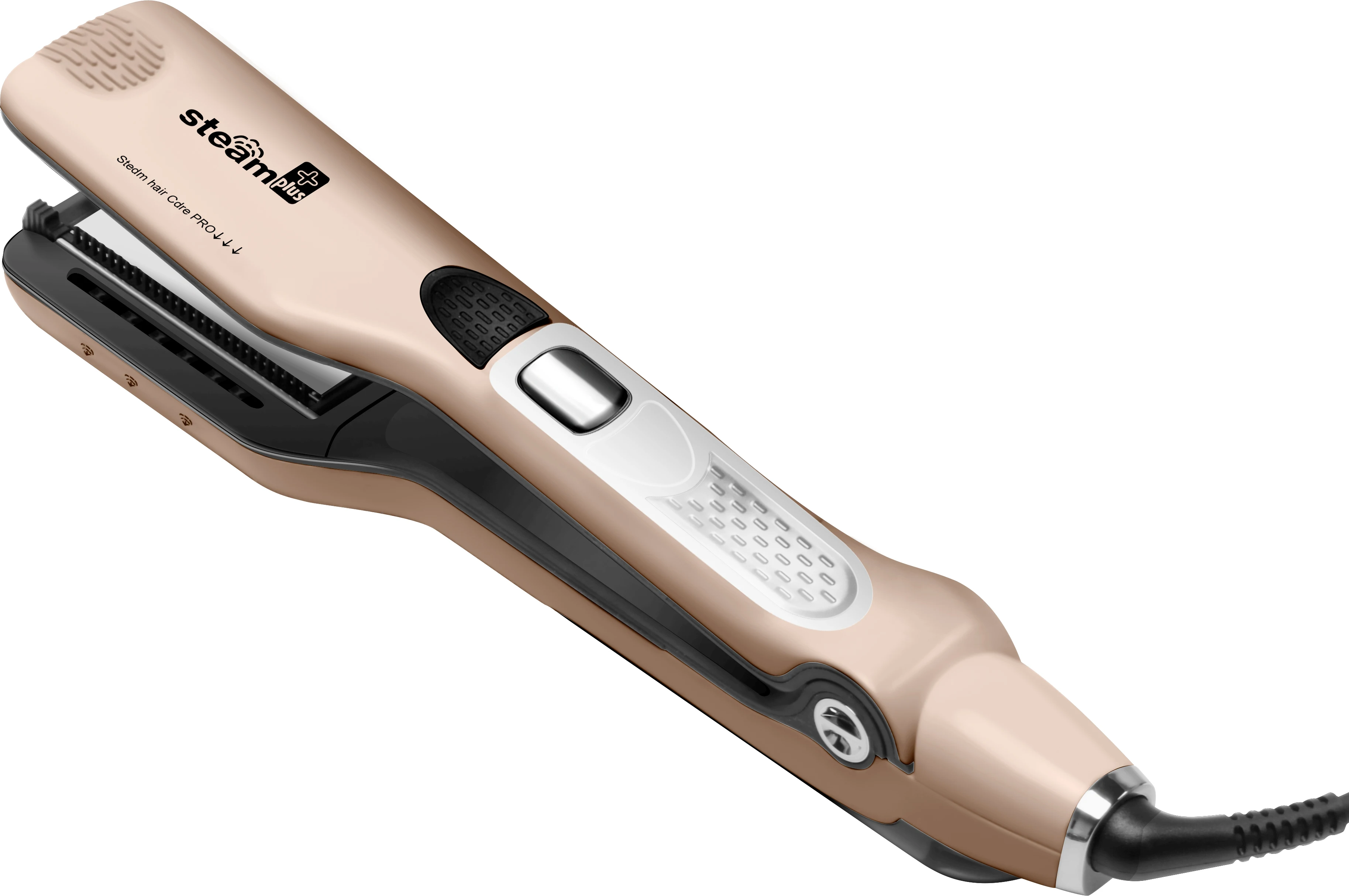 Salon use Vapor Pod Fast Steamer Flat Iron Titanium Tourmaline Coating Professional Steam Hair Straightener