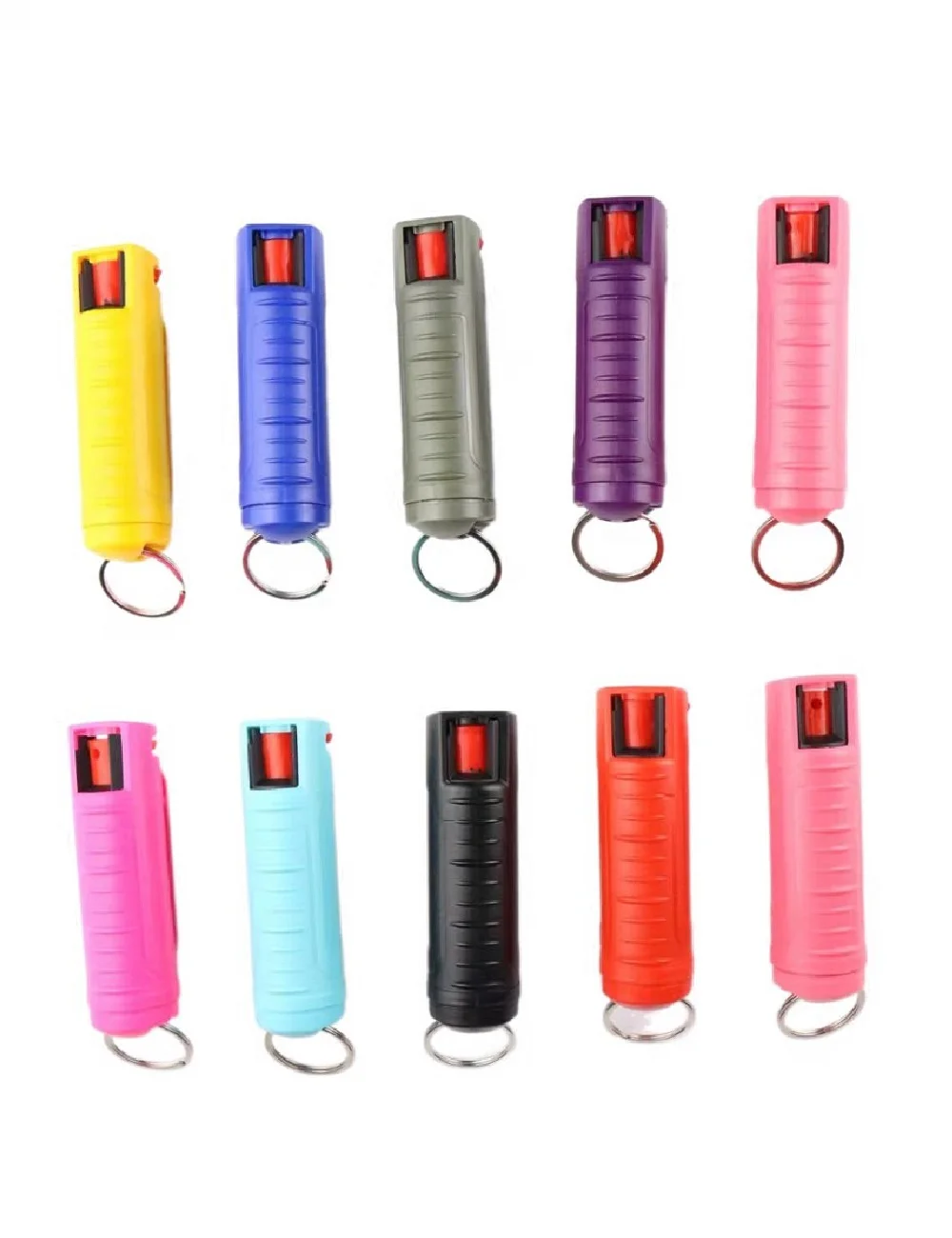 Outdoor Emergency Self Defense Keychain Set 20ML Keychain self defense for Women