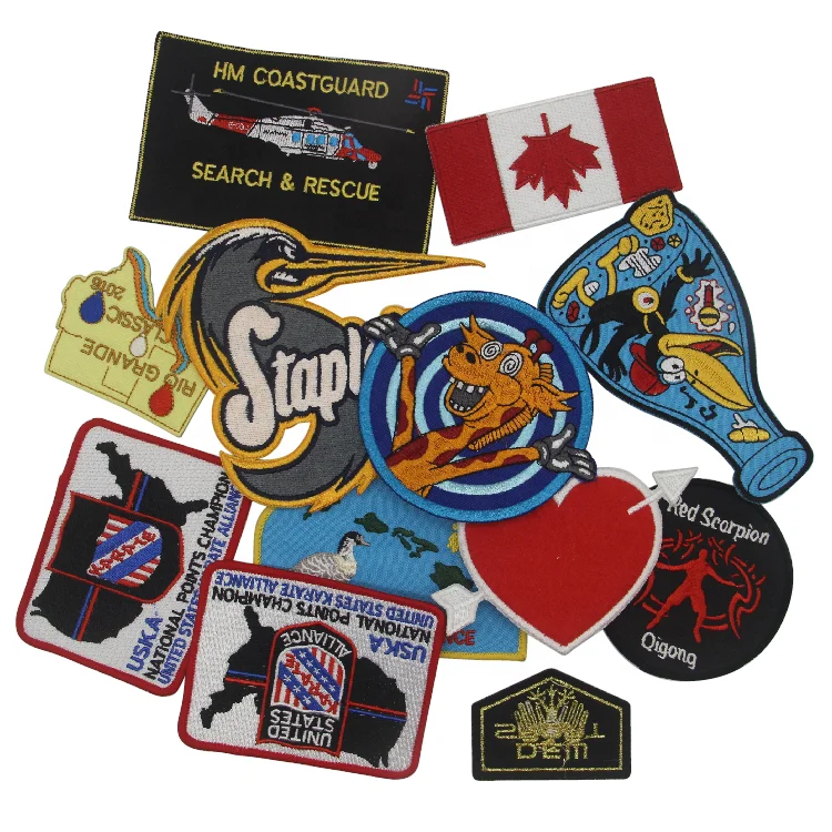 China Direct Patch Manufacturer Custom Cool Anime Embroidery Patch Printed Patch for Clothes