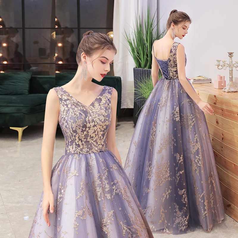 Feishiluo Cheap  A-line floor length bridesmaid dress for  wedding dress party prom evening dress