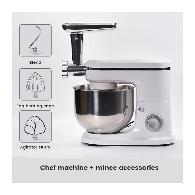 Commercial Cake Mill 3-in -1 Cake Dough Food Processing Machine Professional Intelligent Robot Multi-functional Vertical Blender