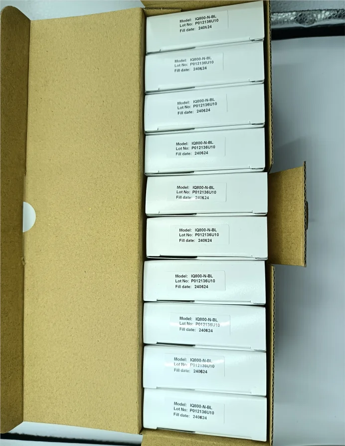 Original IQ800 IQ880 Industrial Inkjet Printer Cartridges Refillable 12.7mm Black Red TIJ Inks for Industrial Printers