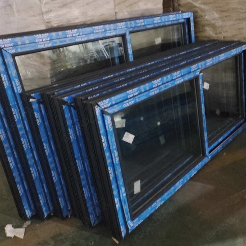 French Style UPVC frame slide window with Cheap Price Latest simple design upvc windows