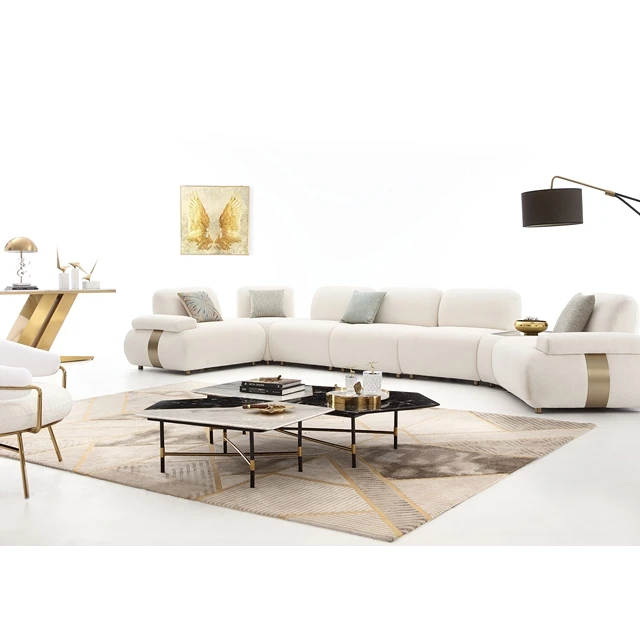 Sofa couch new style fabric couches luxury sofa set furniture living room modern luxury white