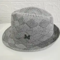 high quality gentleman Fedora hat formal sun straw hats Jazz performance cap for man
