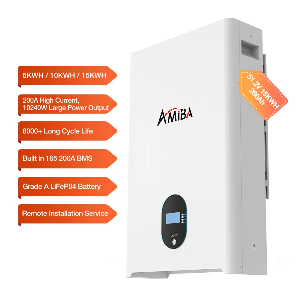 OFF GRID TV Mobile ESS 51.2V 48V Hithium280Ah 100Ah 15KWh Solar Battery System+BMS +Cable+RS232+RS485 DDP to Poland