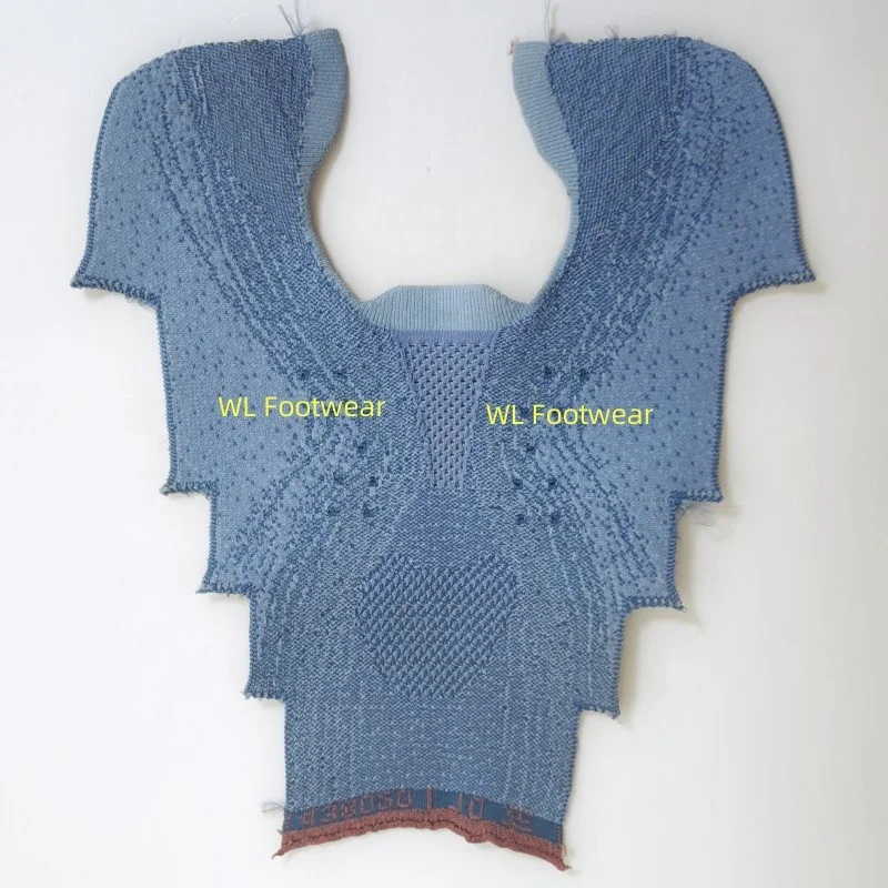 Shoe uppers Customized PVC PU injection walking style knitting shoe cloak materials for footwear