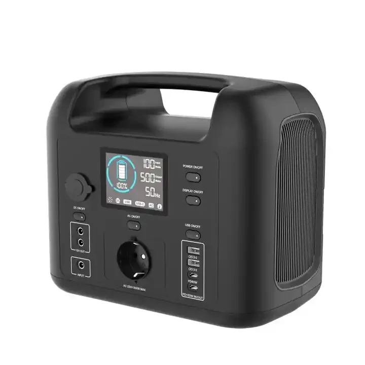 Hot sale solar portable battery 1000w lifepo4 battery portable power station solar