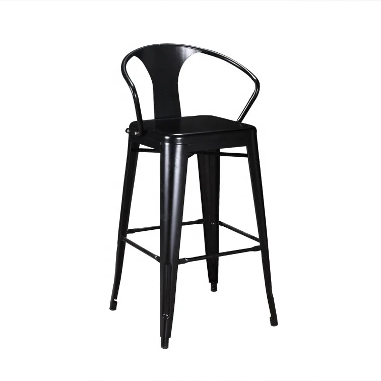 Fashion modern design outdoor furniture arm tolix high bar chair