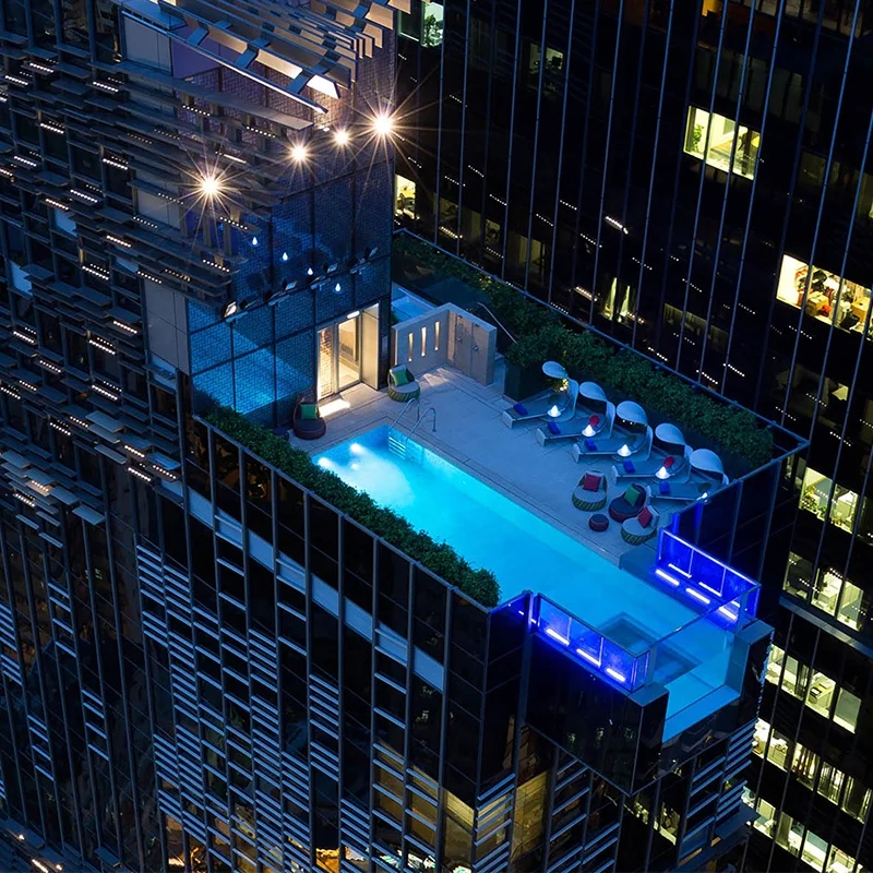 China supplier transparent plexiglass acrylic sheet super large one time cast acrylic vanishing edge for swimming pool