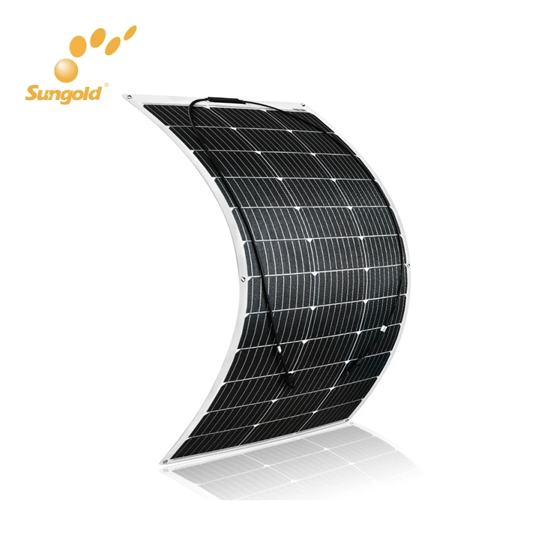 Sungold Factory Price Sunpower New Flexible PV Panel Lightweight And Thin Sheet Glass-free